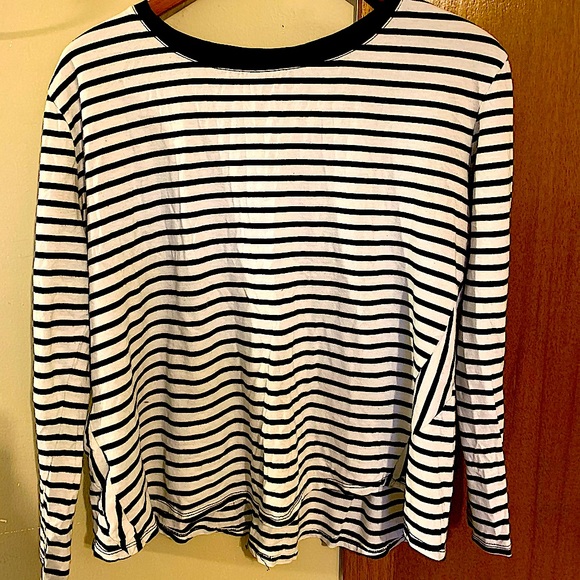 Stripped Long Sleeve T-shirt - Picture 1 of 3